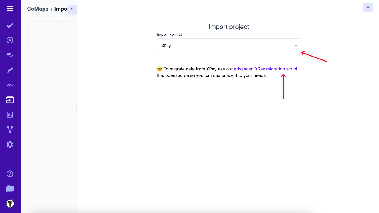 Import from XRay Script